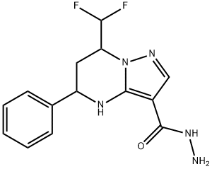 7-(二氟甲基)-5-苯基-4,5,6,7-四氢吡唑并[1,5-A]嘧啶-3-碳酰肼