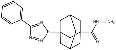 3-(5-phenyltetrazol-2-yl)adamantane-1-carbohydrazide