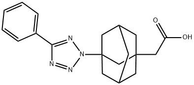 2-(3-(5-苯基-2H-四唑-2-基)金刚烷-1-基)乙酸