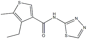 3-Thiophenecarboxamide,4-ethyl-5-methyl-N-1,3,4-thiadiazol-2-yl-(9CI)
