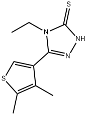 5-(4,5-二甲基-3-噻吩)-4-乙基-4H-1,2,4-三唑-3-硫醇