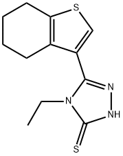 4-乙基-5-(4,5,6,7-四氢-1-苯并噻吩-3-基)-4H-1,2,4-三唑-3-硫醇