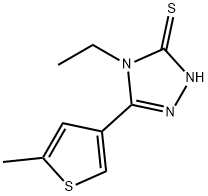 4-乙基-5-(5-甲基-3-噻吩)-2H-1,2,4-三唑-3-硫酮