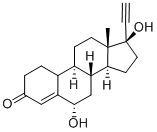 (6A,17BETA)-6,17-DIHYDROXY-19-NORPREGN-4-EN-20-YN-3-ONE