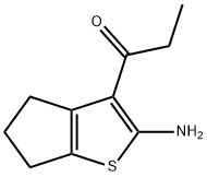 1-Propanone,1-(2-amino-5,6-dihydro-4H-cyclopenta[b]thien-3-yl)-(9CI)
