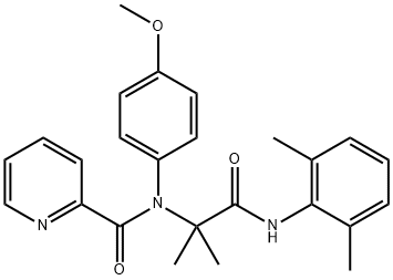 2-Pyridinecarboxamide,N-[2-[(2,6-dimethylphenyl)amino]-1,1-dimethyl-2-oxoethyl]-N-(4-methoxyphenyl)-(9CI)