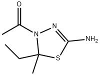 1,3,4-Thiadiazol-2-amine,4-acetyl-5-ethyl-4,5-dihydro-5-methyl-(9CI)
