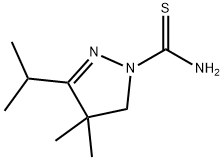 1H-Pyrazole-1-carbothioamide,4,5-dihydro-4,4-dimethyl-3-(1-methylethyl)-(9CI)