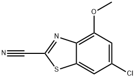 2-Benzothiazolecarbonitrile,6-chloro-4-methoxy-(9CI)