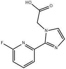 [2-(6-FLUOROPYRIDIN-2-YL)IMIDAZOL-1-YL]ACETIC ACID