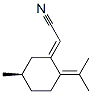 Acetonitrile, [(5R)-5-methyl-2-(1-methylethylidene)cyclohexylidene]-, (2Z)- (9CI)