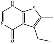 5-乙基-6-甲基噻吩并[2,3-D]嘧啶-4(3H)-酮