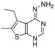 Thieno[2,3-d]pyrimidin-4(1H)-one, 5-ethyl-6-methyl-, hydrazone (9CI)