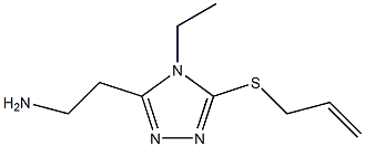 4H-1,2,4-Triazole-3-ethanamine,4-ethyl-5-(2-propenylthio)-(9CI)