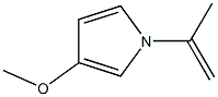 1H-Pyrrole,3-methoxy-1-(1-methylethenyl)-(9CI)