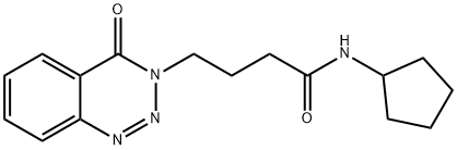 N-cyclopentyl-4-(4-oxobenzo[d][1,2,3]triazin-3(4H)-yl)butanamide