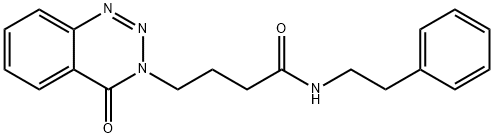 4-(4-oxobenzo[d][1,2,3]triazin-3(4H)-yl)-N-phenethylbutanamide