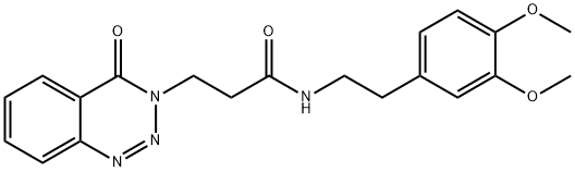 N-(3,4-dimethoxyphenethyl)-3-(4-oxobenzo[d][1,2,3]triazin-3(4H)-yl)propanamide