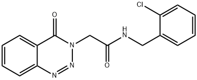 N-(2-chlorobenzyl)-2-(4-oxobenzo[d][1,2,3]triazin-3(4H)-yl)acetamide