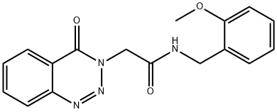 N-(2-methoxybenzyl)-2-(4-oxobenzo[d][1,2,3]triazin-3(4H)-yl)acetamide