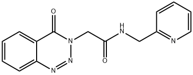 2-(4-oxobenzo[d][1,2,3]triazin-3(4H)-yl)-N-(pyridin-2-ylmethyl)acetamide