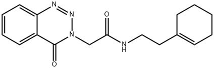 N-(2-(cyclohex-1-en-1-yl)ethyl)-2-(4-oxobenzo[d][1,2,3]triazin-3(4H)-yl)acetamide