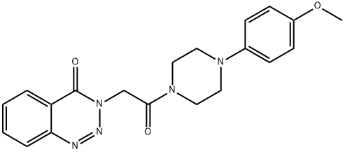 3-(2-(4-(4-methoxyphenyl)piperazin-1-yl)-2-oxoethyl)benzo[d][1,2,3]triazin-4(3H)-one