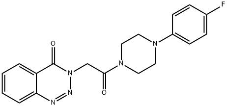 3-(2-(4-(4-fluorophenyl)piperazin-1-yl)-2-oxoethyl)benzo[d][1,2,3]triazin-4(3H)-one