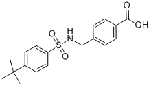 4-([[(4-TERT-BUTYLPHENYL)SULFONYL]AMINO]METHYL)BENZOIC ACID