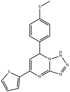 1,7-Dihydro-7-[4-(Methylthio)phenyl]-5-(2-thienyl)-tetrazolo[1,5-A]pyriMidine