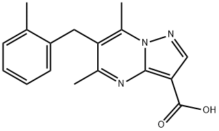 5,7-二甲基-6-(2-甲苄基)吡唑[1,5-A]嘧啶-3-羧酸