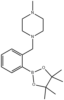 1-甲基-4-(2-(4,4,5,5-四甲基-1,3,2-二氧杂硼烷-2-基)苄基)哌嗪