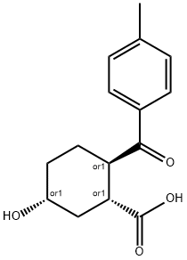 (1R,2R,5R)-REL-5-HYDROXY-2-(4-METHYL-BENZOYL)-CYCLOHEXANECARBOXYLIC ACID