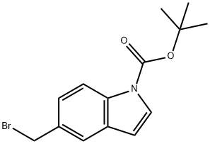 5-(溴甲基)-1H-吲哚-1-甲酸叔丁酯