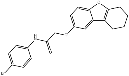 N-(4-bromophenyl)-2-(6,7,8,9-tetrahydrodibenzo[b,d]furan-2-yloxy)acetamide