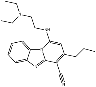 1-((2-(diethylamino)ethyl)amino)-3-propylbenzo[4,5]imidazo[1,2-a]pyridine-4-carbonitrile