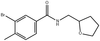 3-bromo-4-methyl-N-(tetrahydro-2-furanylmethyl)benzamide