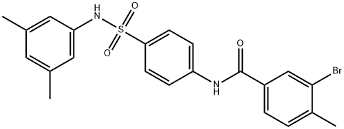 3-bromo-N-(4-{[(3,5-dimethylphenyl)amino]sulfonyl}phenyl)-4-methylbenzamide