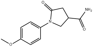 1-(4-甲氧基苯基)-5-氧代吡咯烷-3-甲酰胺
