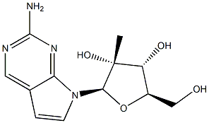 7-(2-C-Methyl-beta-D-ribofuranosyl)-7H-pyrrolo[2,3-d]pyrimidin-2-amine