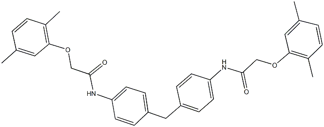 2-(2,5-dimethylphenoxy)-N-[4-(4-{[(2,5-dimethylphenoxy)acetyl]amino}benzyl)phenyl]acetamide