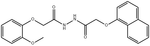 2-(2-methoxyphenoxy)-N'-[(1-naphthyloxy)acetyl]acetohydrazide