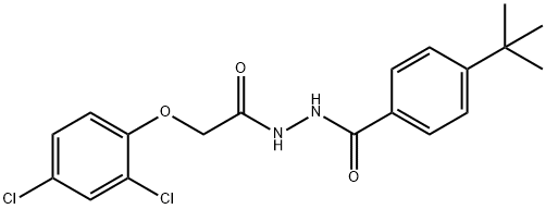 4-tert-butyl-N'-[(2,4-dichlorophenoxy)acetyl]benzohydrazide
