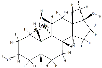 9-fluoro-10,13,17-trimethyl-2,3,4,5,6,7,8,11,12,14,15,16-dodecahydro-1 H-cyclopenta[a]phenanthrene-3,11,17-triol