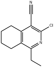 3-氯-1-乙基-5,6,7,8-四氢异喹啉-4-甲腈