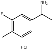1-(3-FLUORO-4-METHYLPHENYL)ETHAN-1-AMINE HYDROCHLORIDE