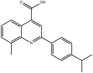 2-(4-异丙苯基)-8-甲基-喹啉-4-羧酸