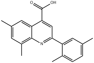 2-(2,5-二甲基苯基)-6,8-二甲基-喹啉-4-羧酸