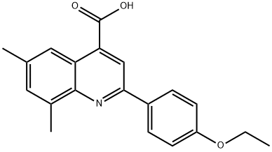 2-(4-乙氧苯基)-6,8-二甲基-喹啉-4-羧酸