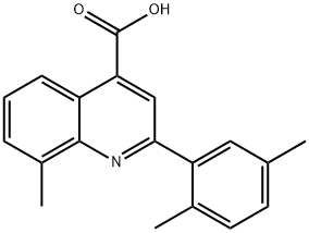 2-(2,5-二甲基苯基)-8-甲基-喹啉-4-羧酸